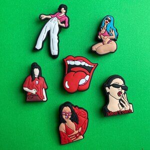 Singers Crocs Shoe Charms Set of 6 - jibbitz Charms